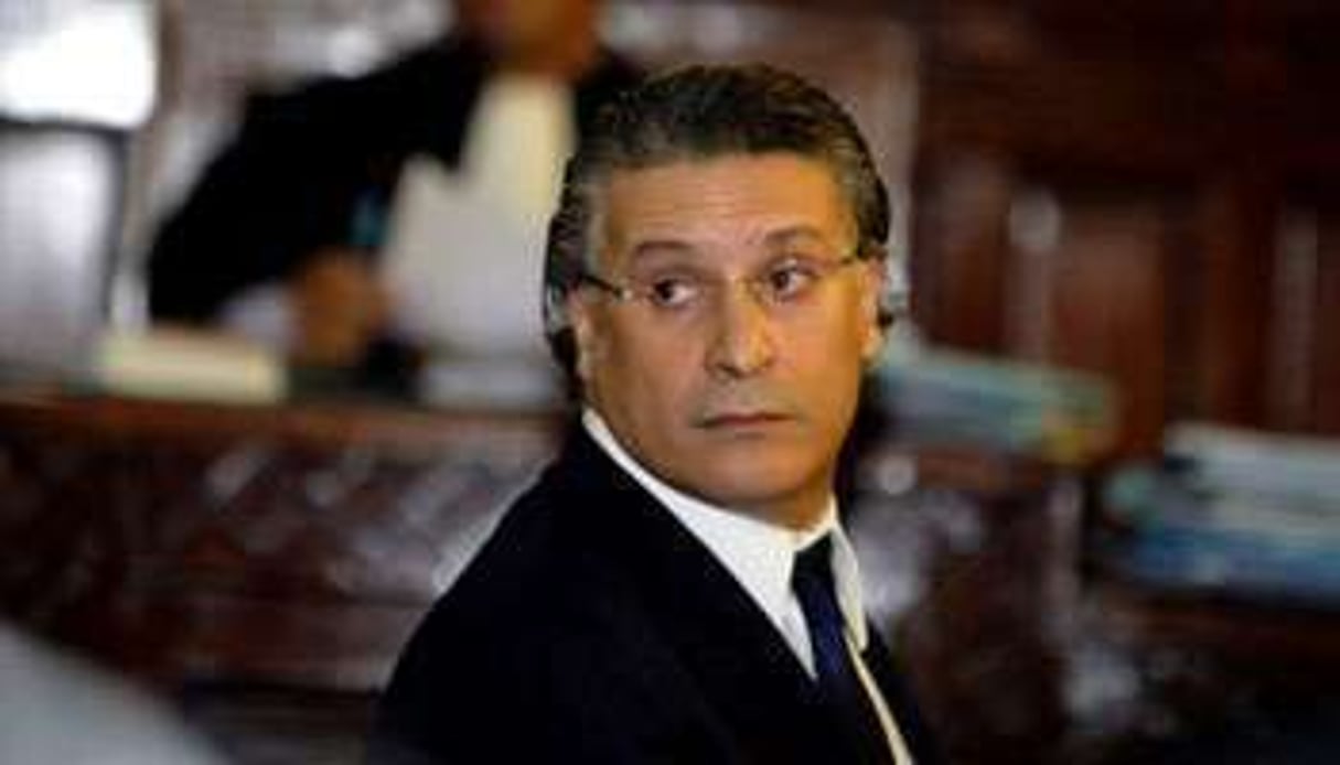 Nabil Karoui, patron de Nessma TV. © AFP