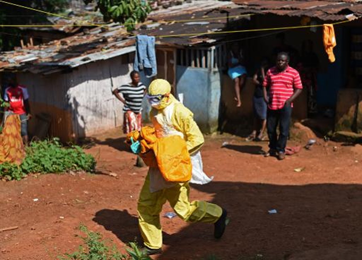 Ebola: le FMI sous pression pour alléger la dette des pays africains © AFP