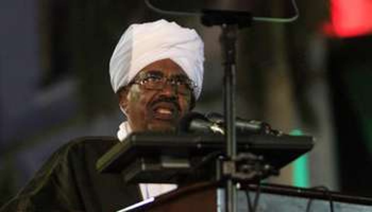 Le président soudanais Omar el-Béchir le 31 décembre 2014 à Khartoum. © AFP