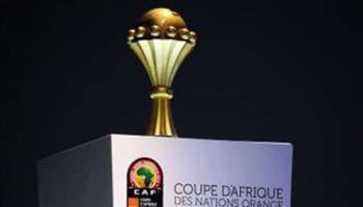 Le trophée de la CAN. © AFP