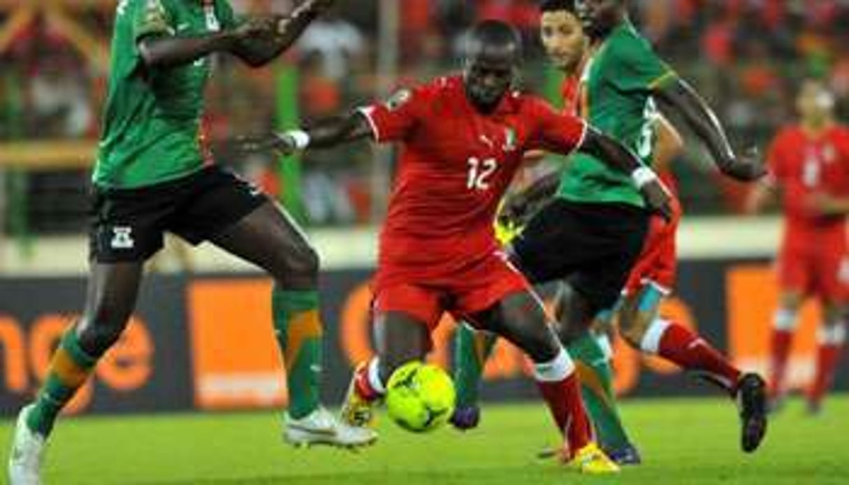 Thierry Fidjeu, né au Cameroun et naturalisé équato-guinéen. © ALEXANDER JOE / AFP