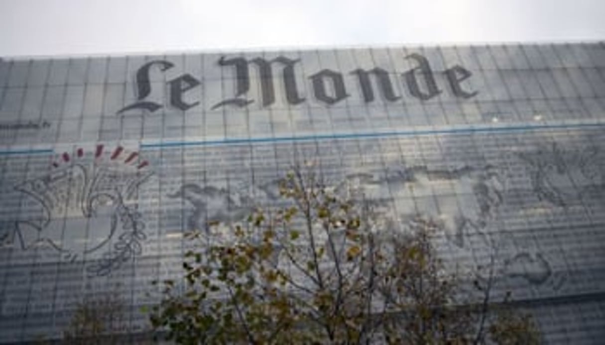 Le siège du journal ‘Le Monde’, à Paris. © AFP