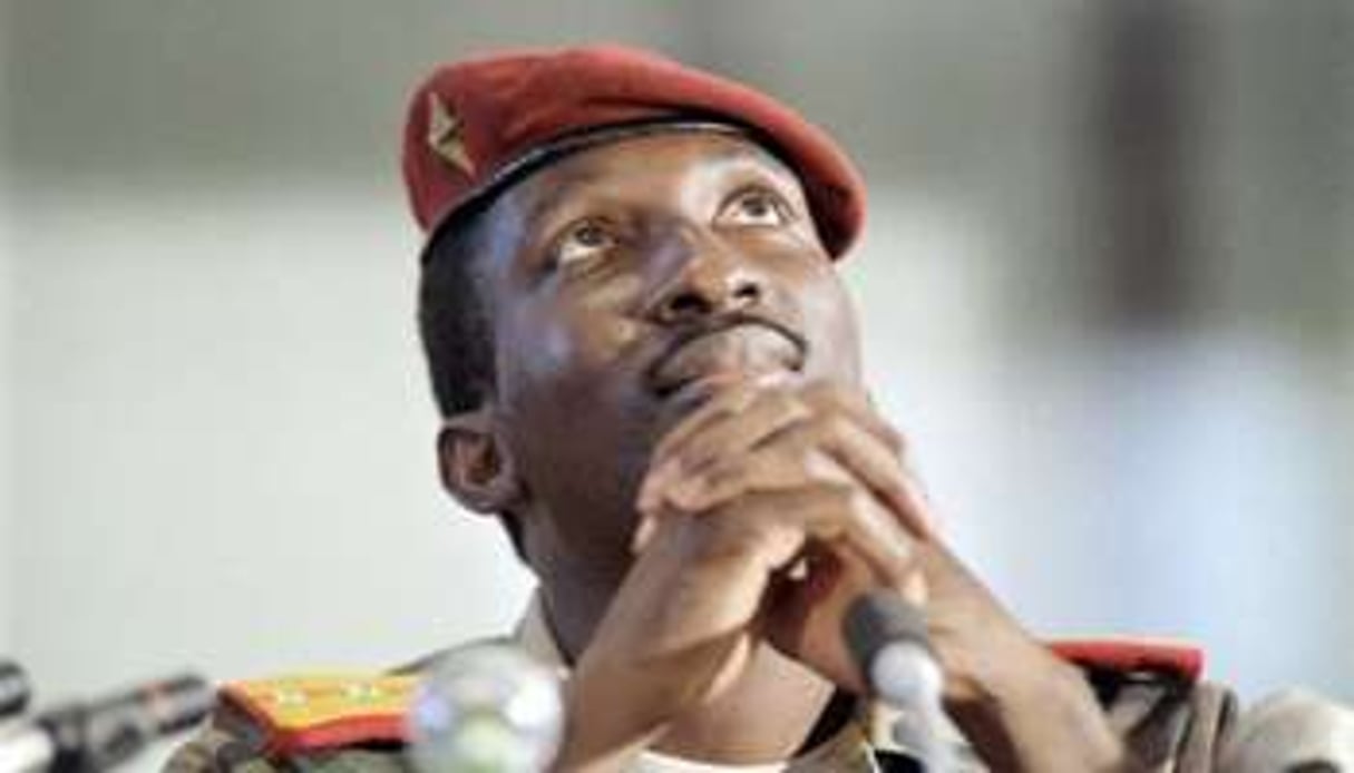 L’ancien président burkinabè Thomas Sankara. © AFP