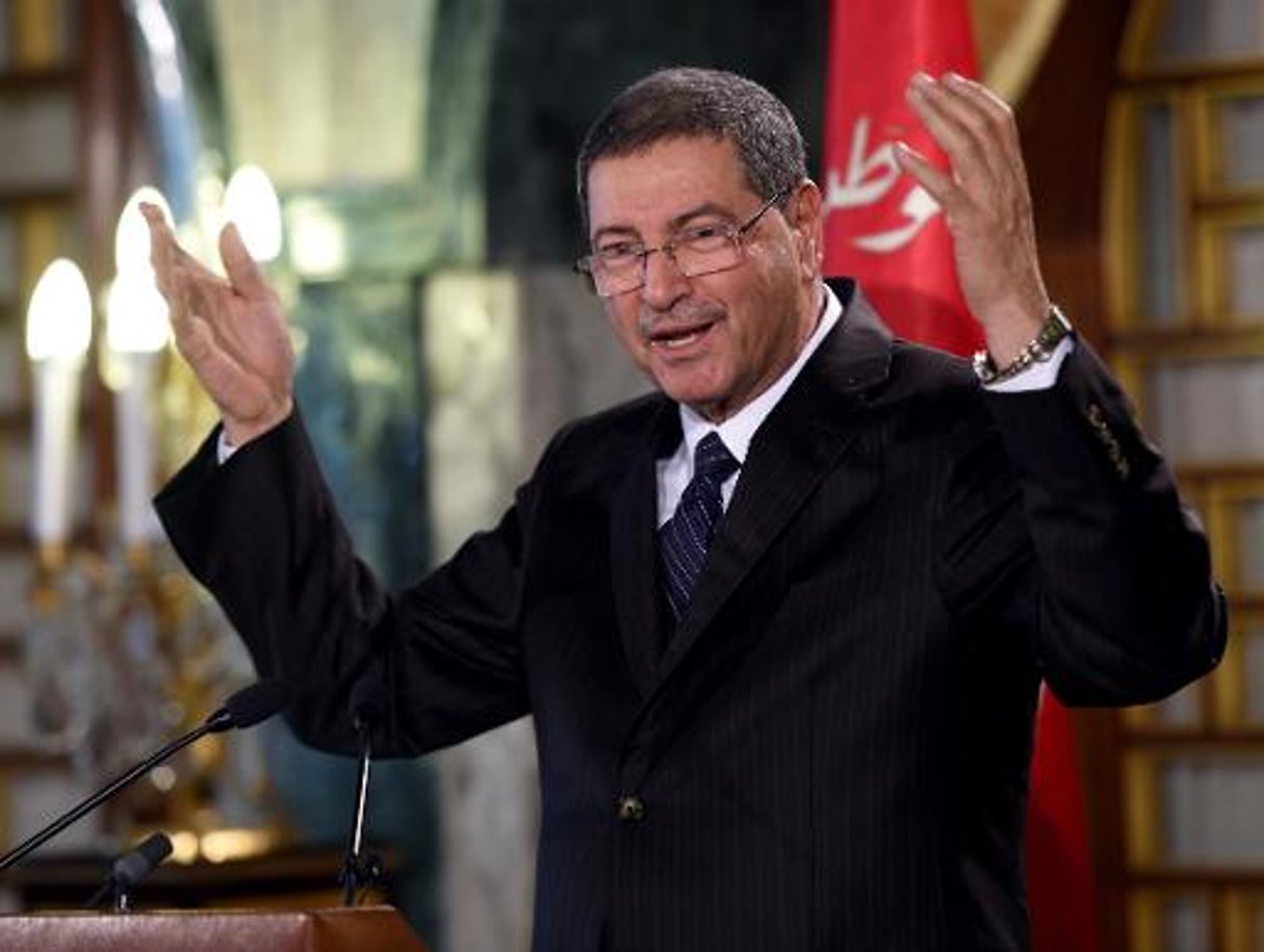Habib Essid, le Premier ministre tunisien. © AFP