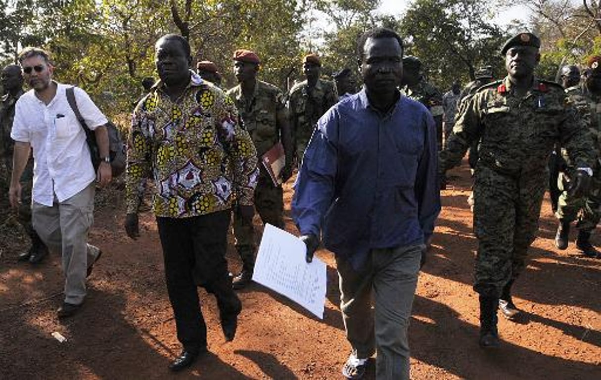Comparution du rebelle ougandais de la LRA Dominic Ongwen devant la CPI © AFP
