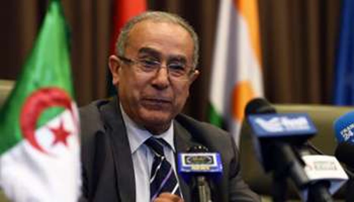 Le ministre algérien des Affaires étrangères Ramtane Lamamra, le 16 juillet 2014, à Alger. © AFP