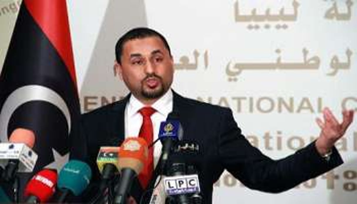 Saleh al-Makzoum, vice-président du CGN, le 29 janvier 2015 à Tripoli. © AFP