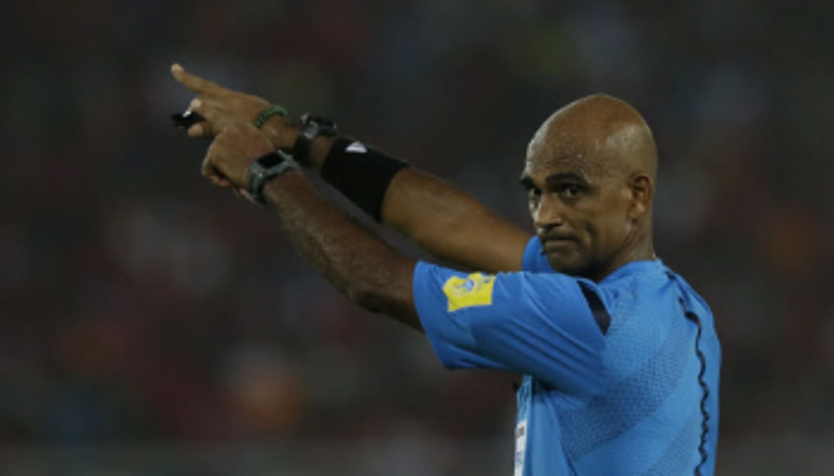 L’arbitre du match Tunisie-Guinée équatoriale est au centre de la polémique. © Photo AP