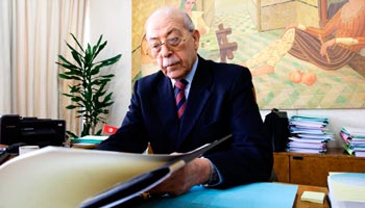 Chedly Ayari est le gouverneur de la Banque centrale de Tunisie. © Onis Abid pour JA