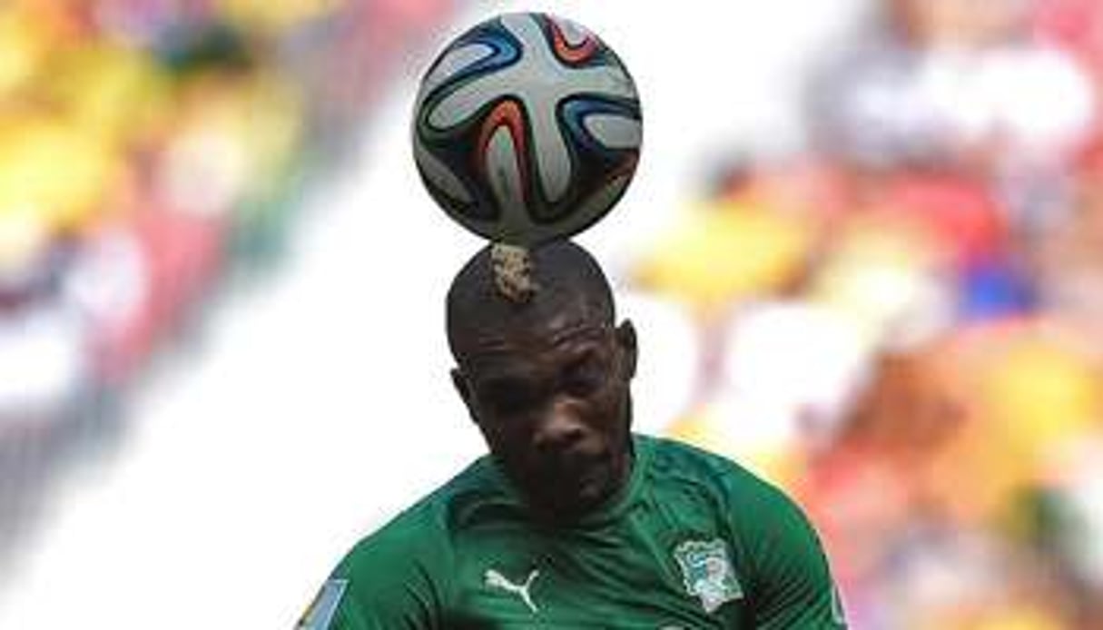 La coupe de cheveux originale de l’Ivoirien Serey Die. © AFP