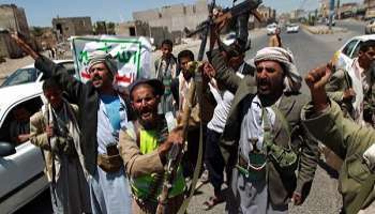 Les miliciens chiites Houthi contrôlent une partie de Sanaa depuis septembre. © AFP