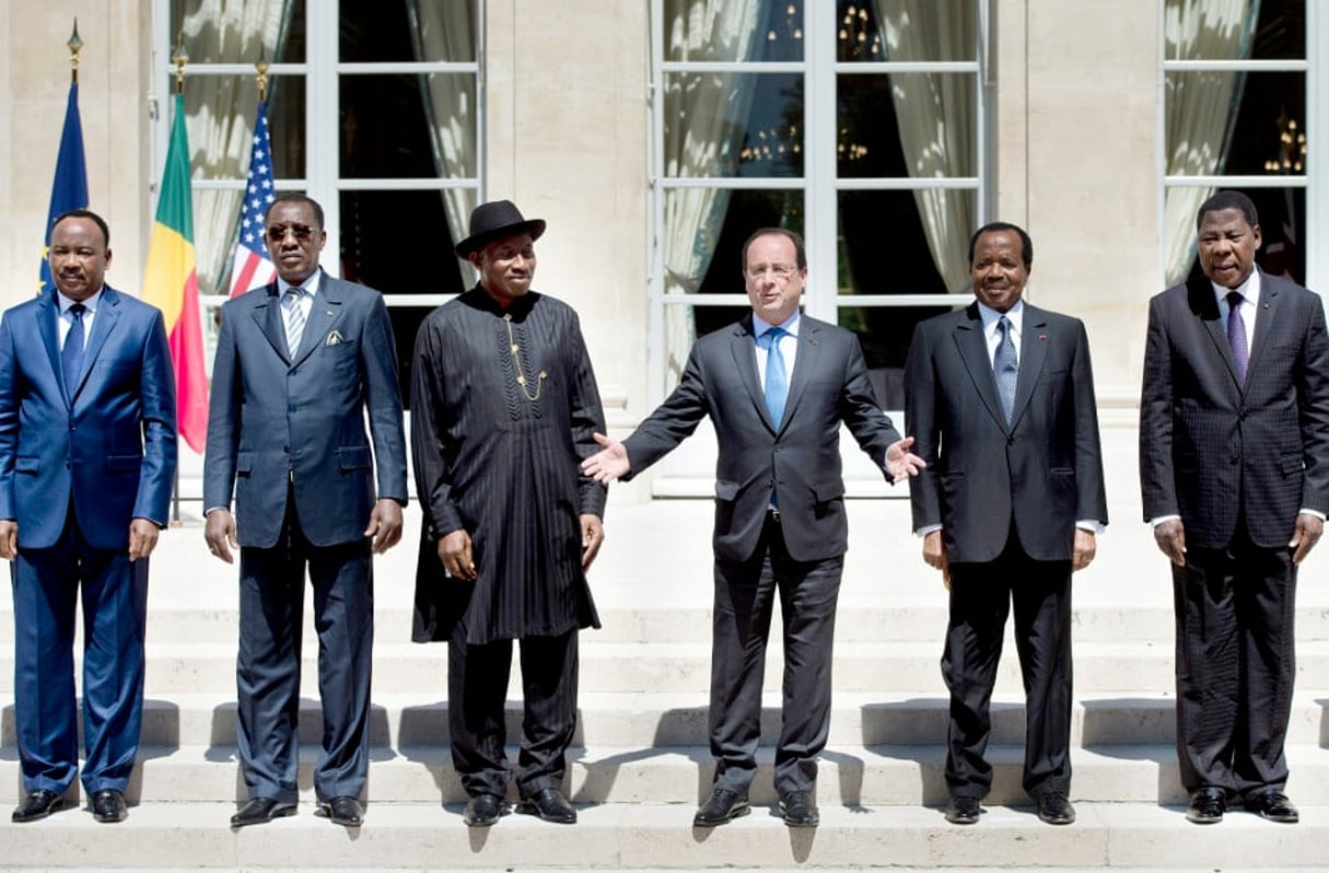 Lors du sommet de Paris pour la sécurité au Nigeria, le 17 mai 2014. © Alain Jocard/AFP