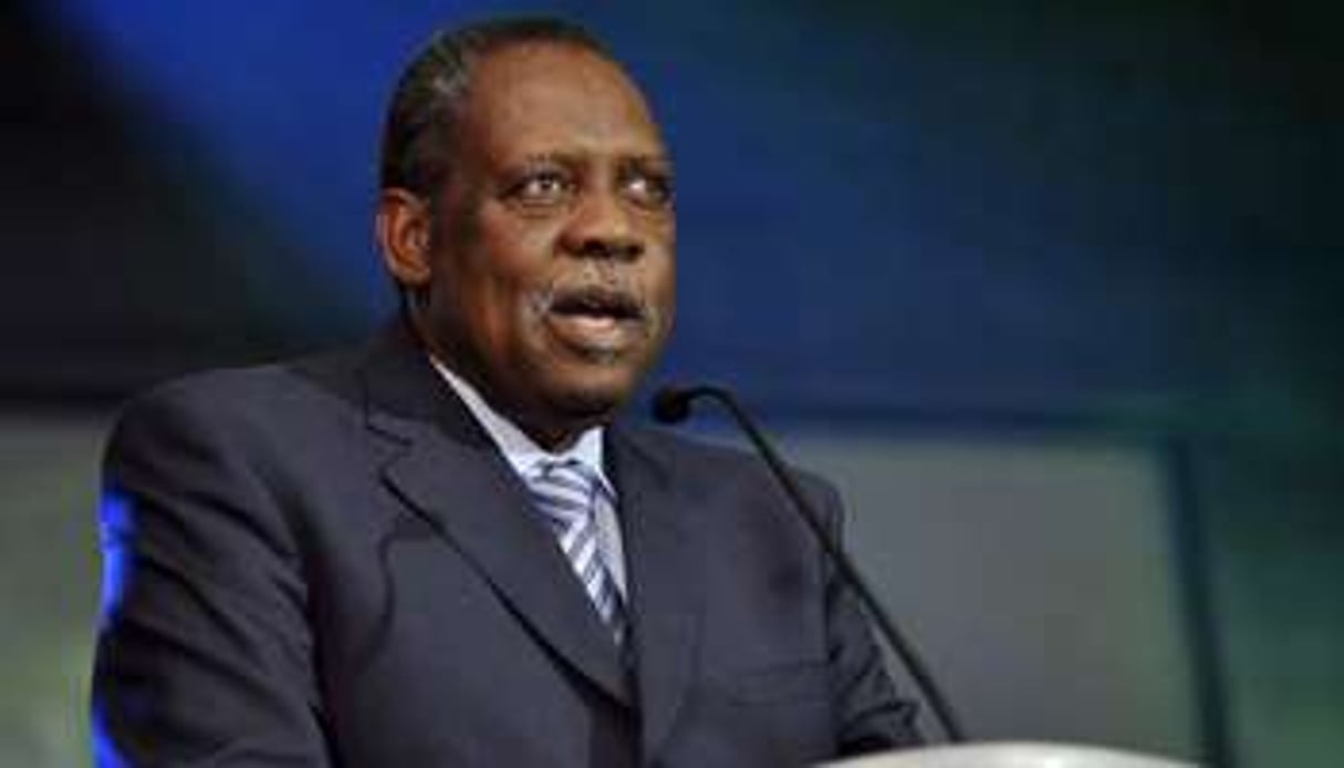 Issa Hayatou, président de la CAF depuis 1987. © Sia Kambou / AFP
