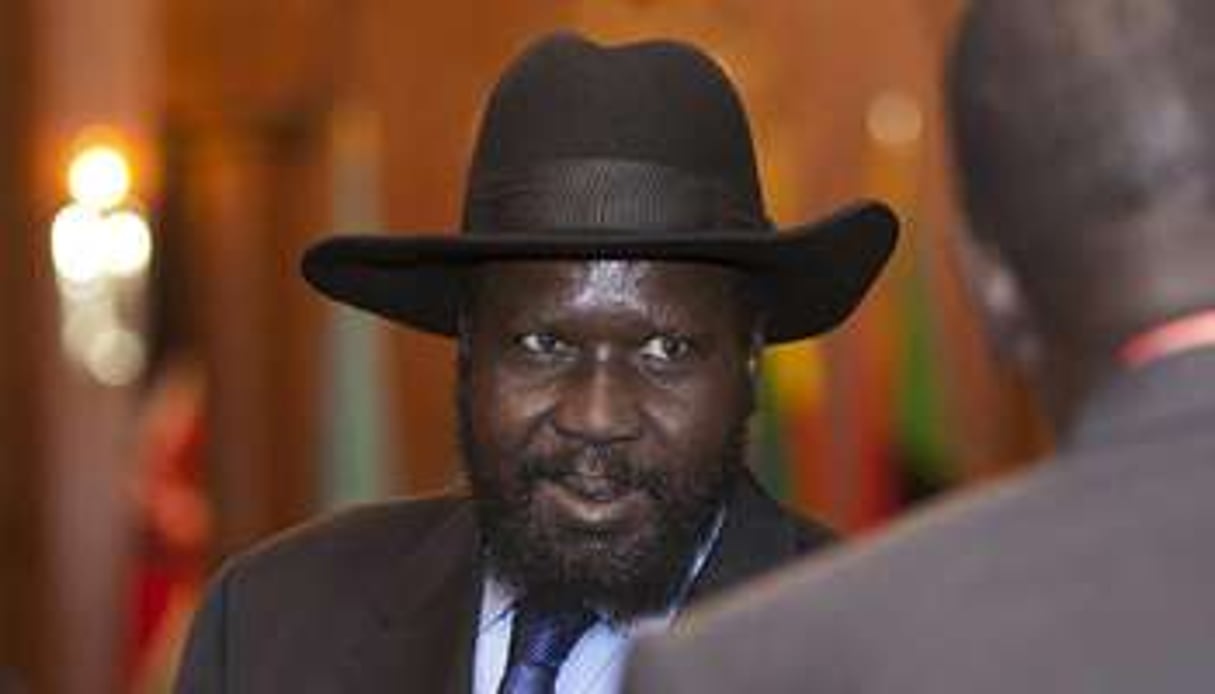 Le président du Soudan du Sud, Salva Kiir, le 29 janvier 2015 à Addis Abeba, en Ethiopie. © AFP