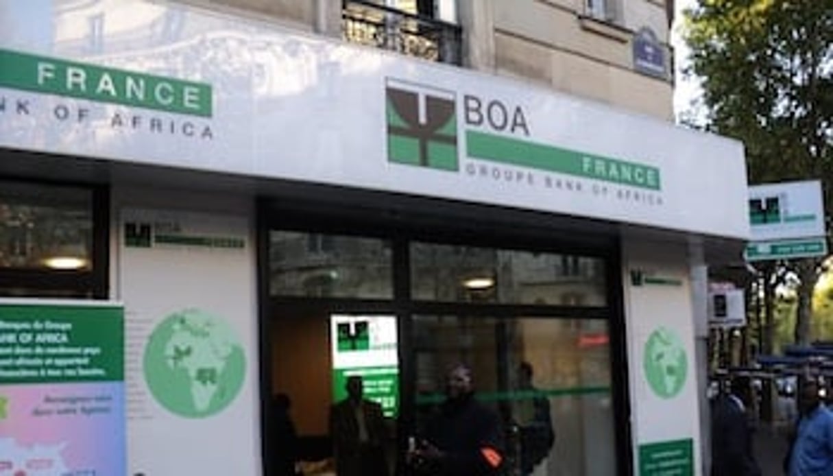 L’une des quatre agences de Bank of Africa en France. © BOA