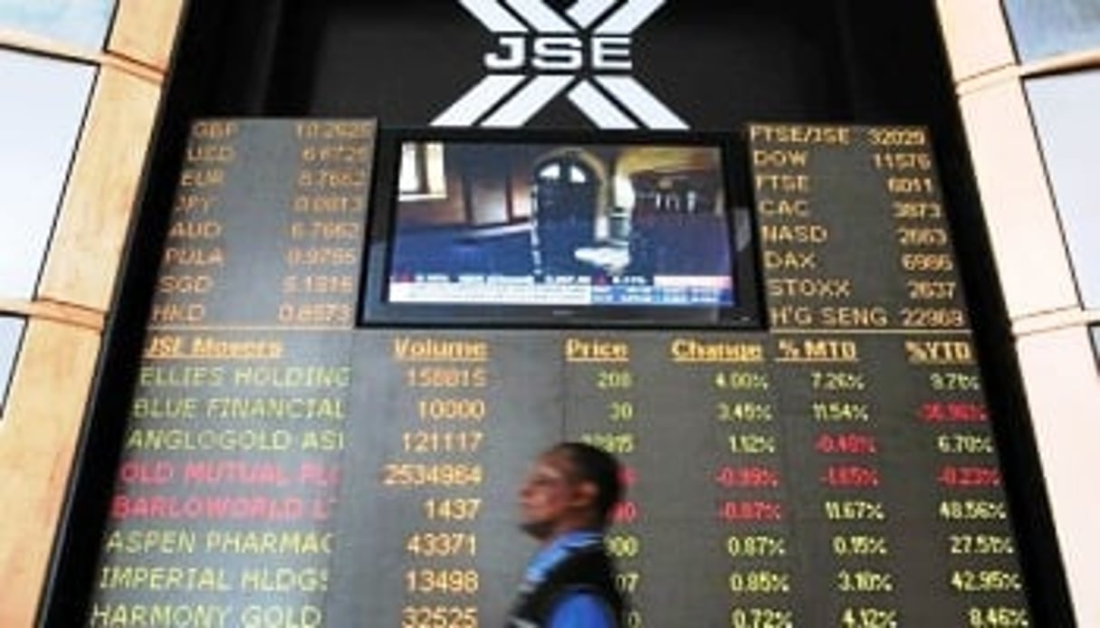 En Afrique, c’est la place sud-africaine (Johannesburg Stock Exchange) qui a enregistré le plus grand nombre d’introductions (12) en 2015. © Uncova
