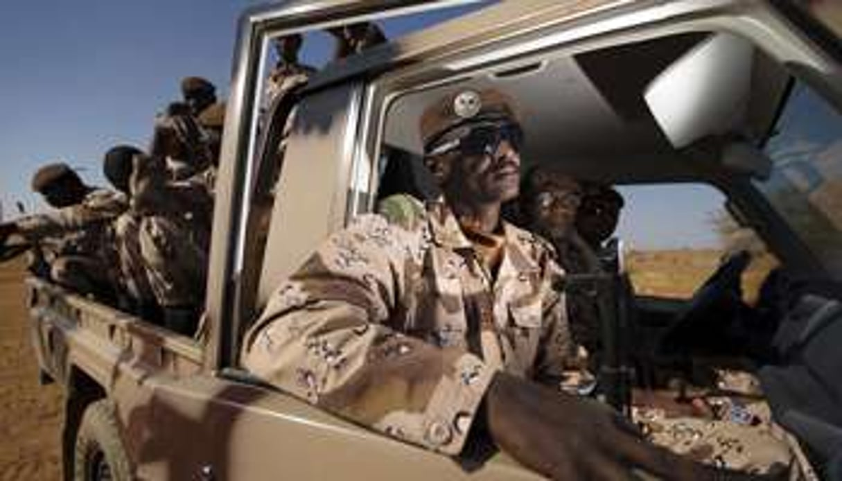 Des soldats maliens à Gao, dans le nord du Mali, le 31 décembre 2014. © AFP