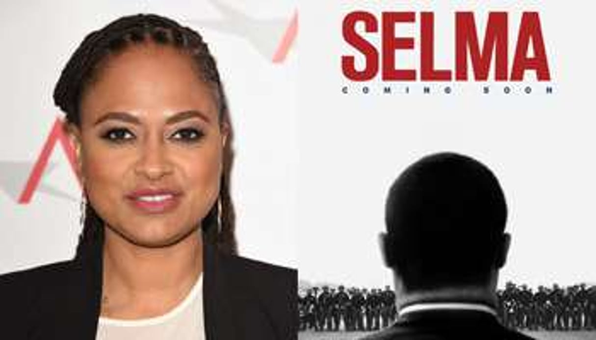 Ava DuVernay et l’affiche de « Selma ». © DR/Montage J.A.