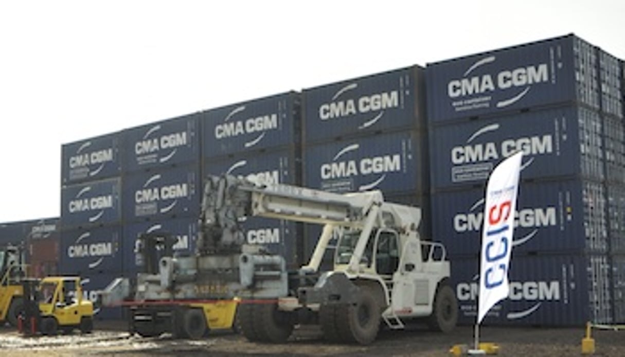 La nouvelle plateforme logistique de CMA CGM à Douala. © CMA CGM
