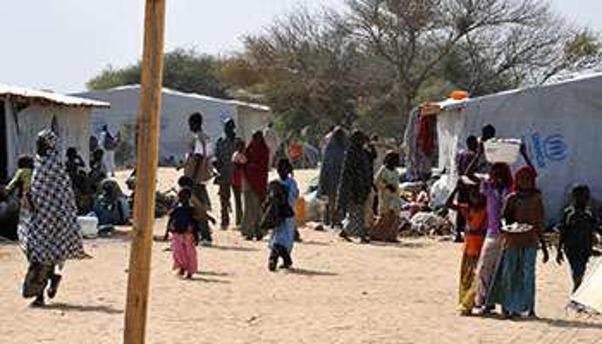 Camp de l’ONU à Baga Sola, accueillant de refugiés, le 26 janvier 2015. © AFP
