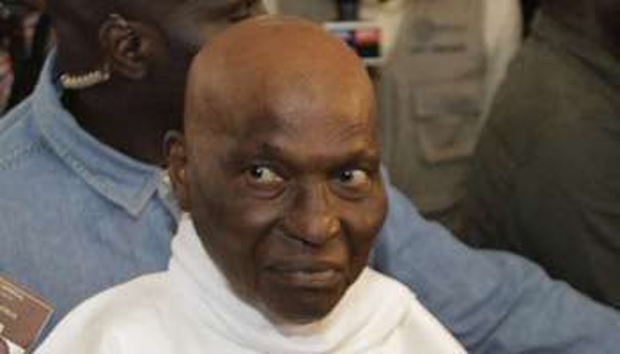 L’ancien président sénégalais Abdoulaye Wade, en 2012. © Rebecca Blackwell/AP/SIPA