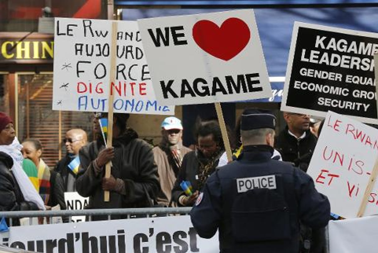 Rwanda: manifs pro et anti Kagame à Paris pour sa venue à l’Unesco © AFP