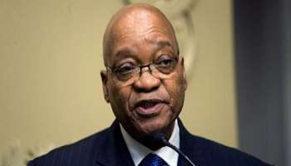 Le président sud-africain Jacob Zuma, en 2011. © Rodger Bosch/AFP