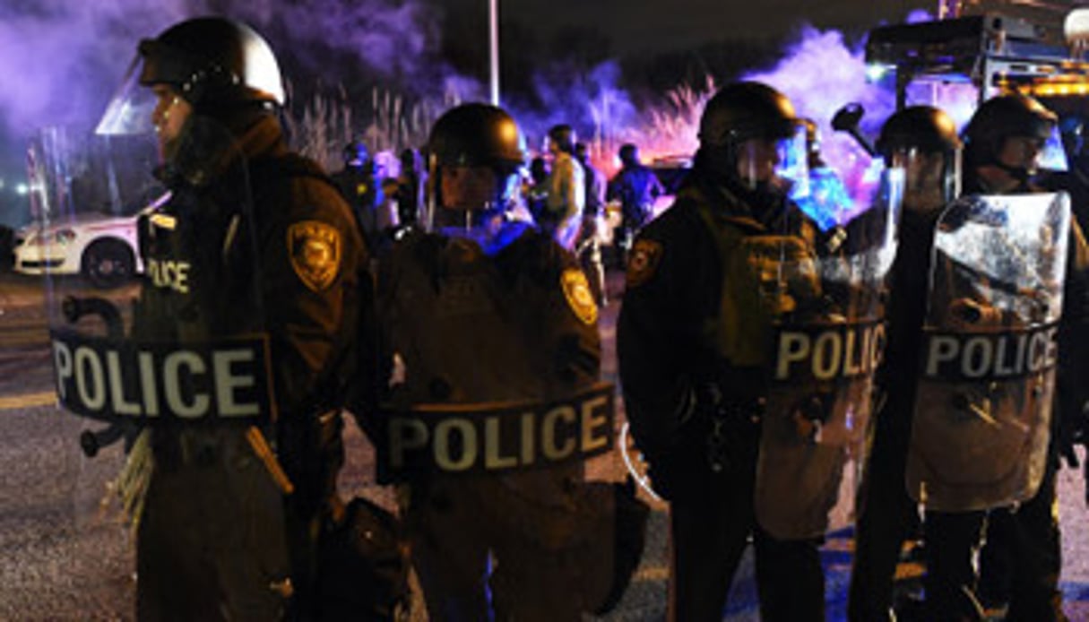 La non inculpation du policier Darren Wilson provoque de violentes émeutes à Ferguson. © AFP