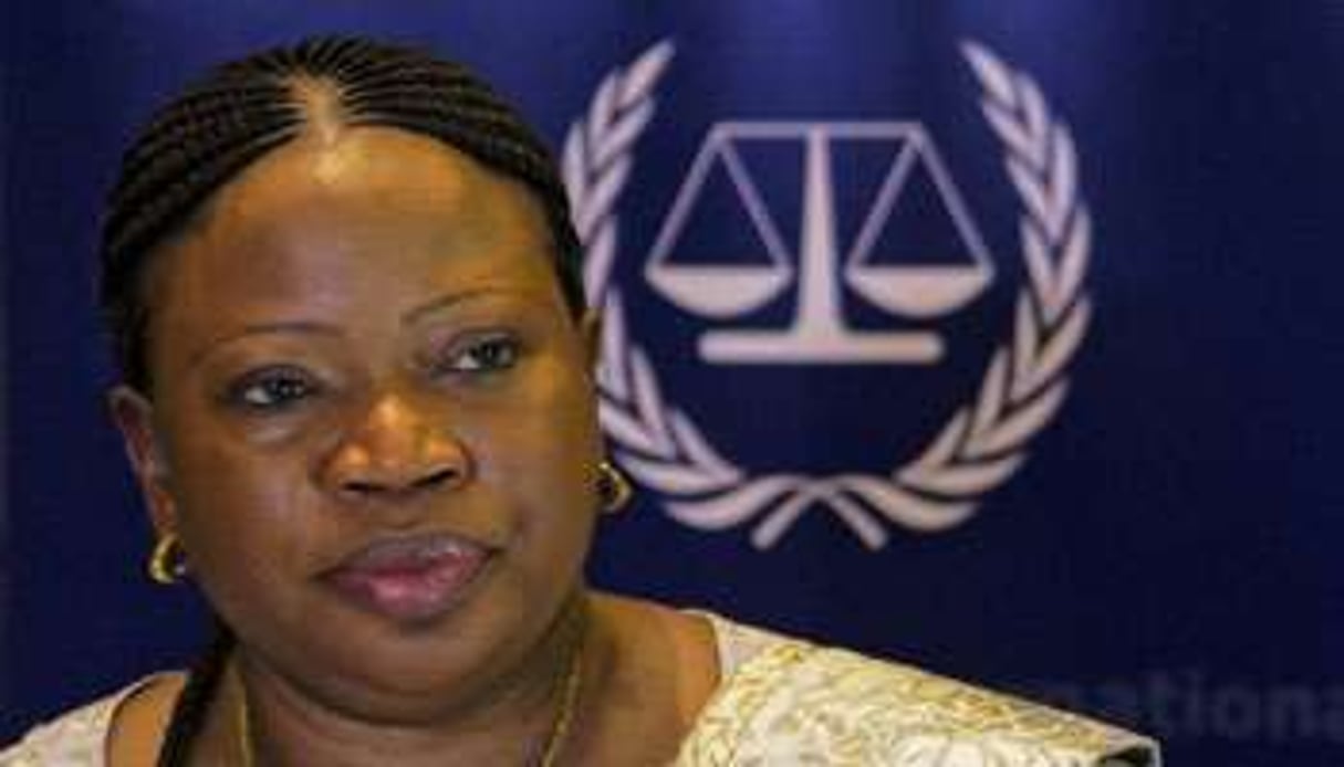Fatou Bensouda veut se montrer prudente dans les procès à venir en Centrafrique. © ISAAC KASAMANI / AFP