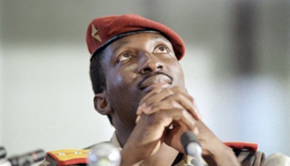 Thomas Sankara à Harare, le 2 septembre 1986. © AFP