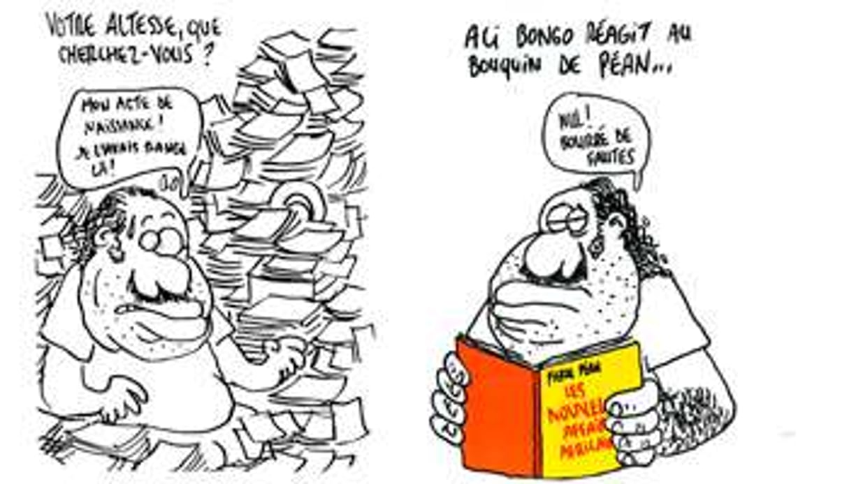 Ali bongo Ondimba a préfacé un livre de caricatures le concernant. © Pahé / 5 ans déjà !