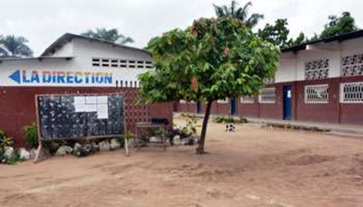 Le développement ne serait pas aussi mauvais qu’annoncé. Ici, une école à Kinshasa. © PAPY MULONGO / AFP