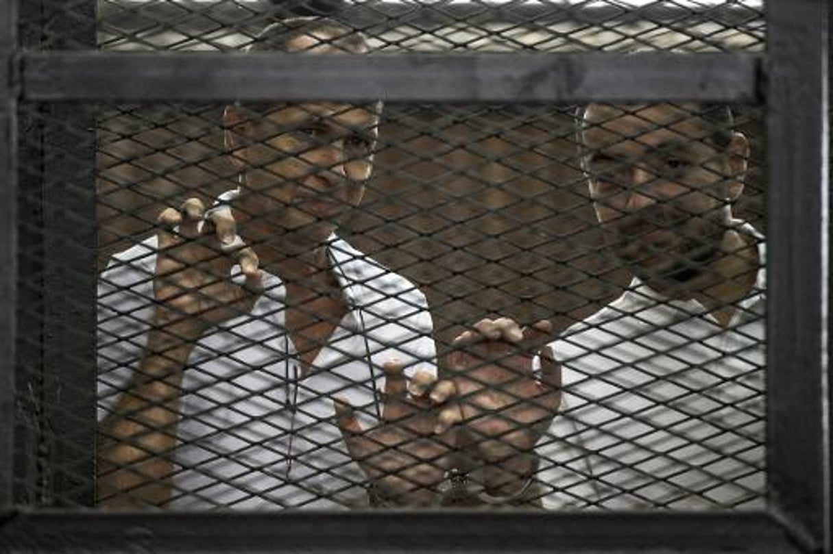 Egypte: le procès des journalistes d’Al-Jazeera ajourné au 25 mars © AFP