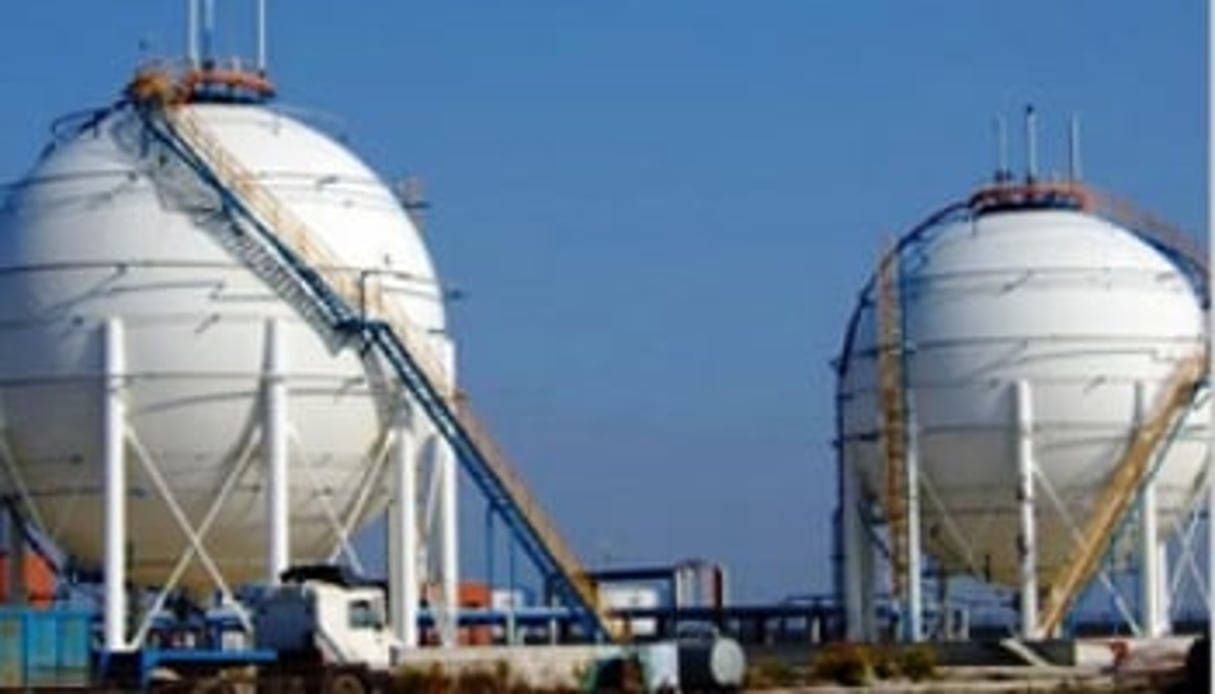 Petroci compte réhabiliter ses installations de stockage de gaz à Bouaké, en 2015. DR