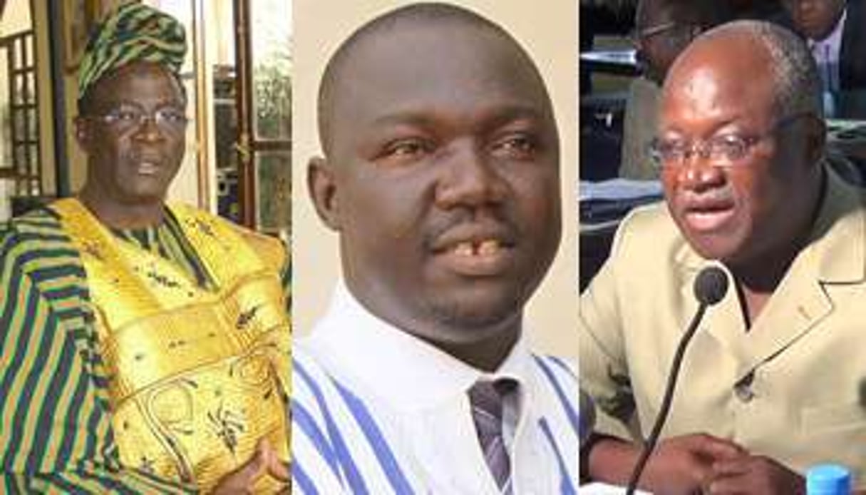 Les trois « outsiders » de la présidentielle togolaise. © Montage / J.A.