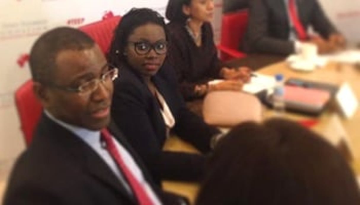 Amadou Hott et Marième Jamme lors de la réunion du jury. © Fondation Tony Elumelu