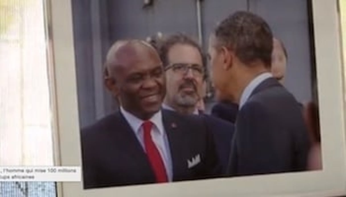 Une photo de Tony Elumelu et Barack Obama. © Reussite