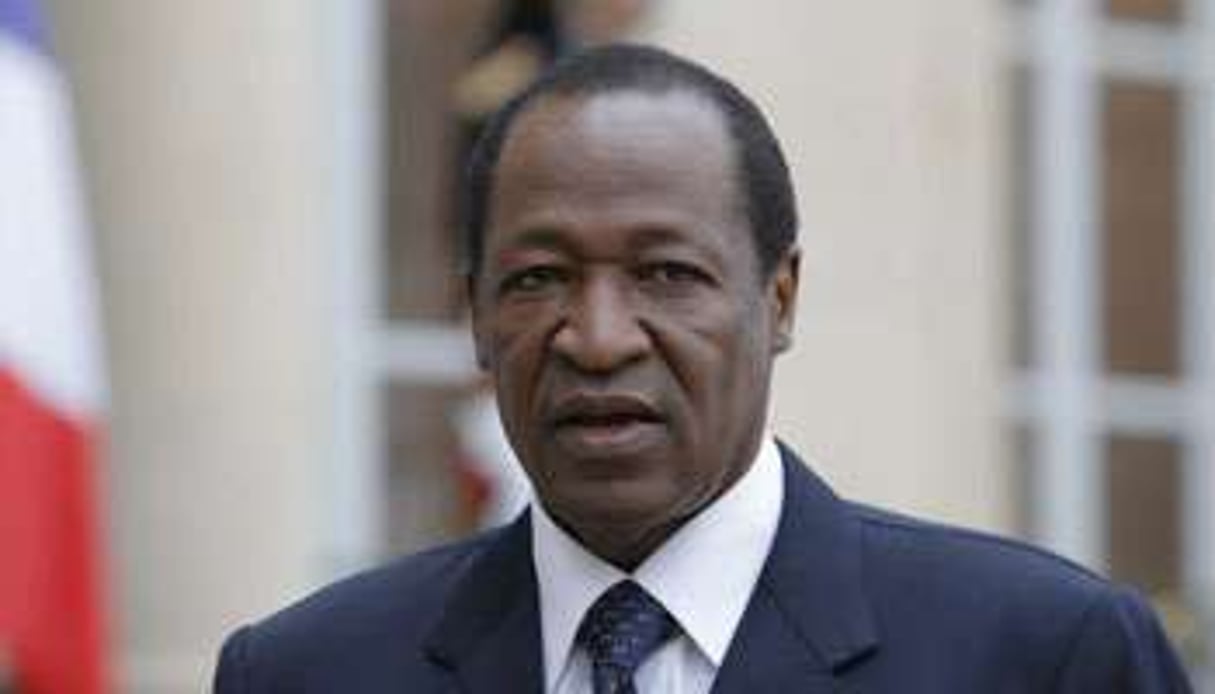 Blaise Compaoré, l’ancien chef d’État burkinabè. © Francois Mori/AP/SIPA