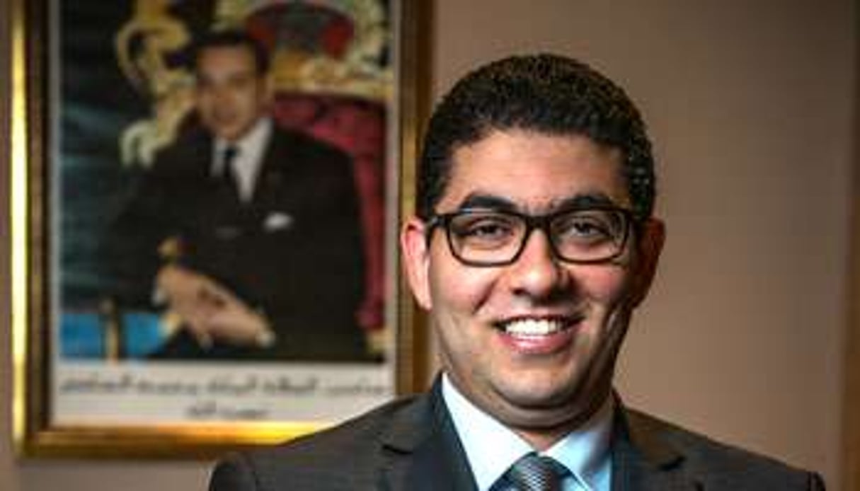 A 31 ans, Mehdi Bensaïd, est le plus jeune pésident de la commission parlementaire. © Hassan Ouazzani pour J.A.