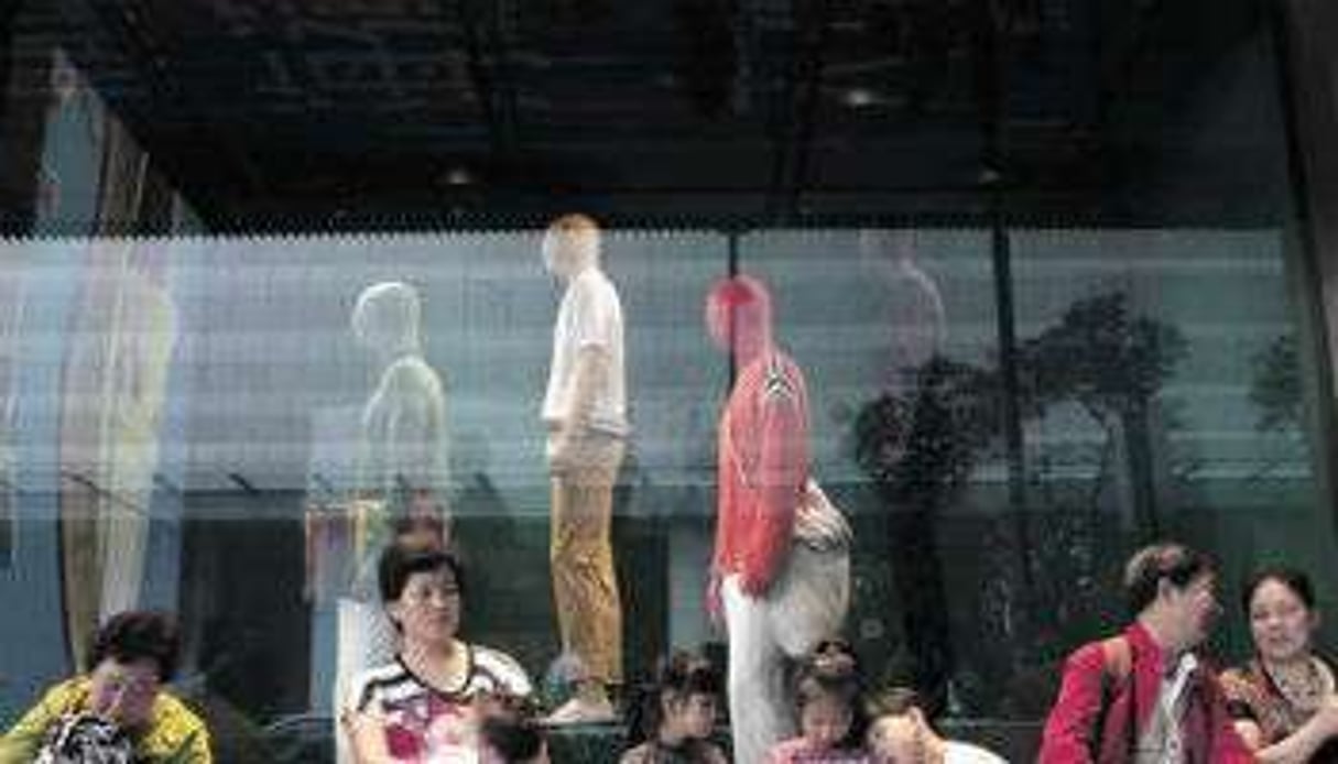 Les ventes de la marque de luxe Gucchi ont reculé en Chine. © Anthony Wallace/AFP