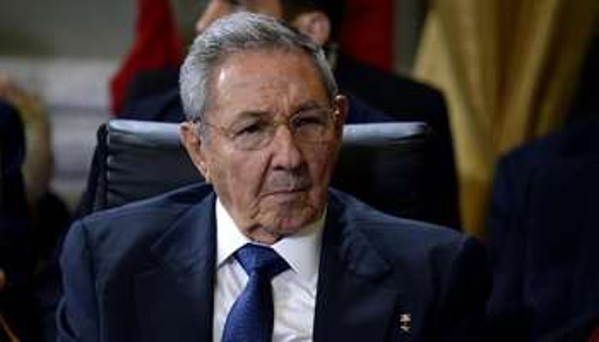 Le président cubain Raul Castro, le 17 mars 2015 à Caracas. © AFP