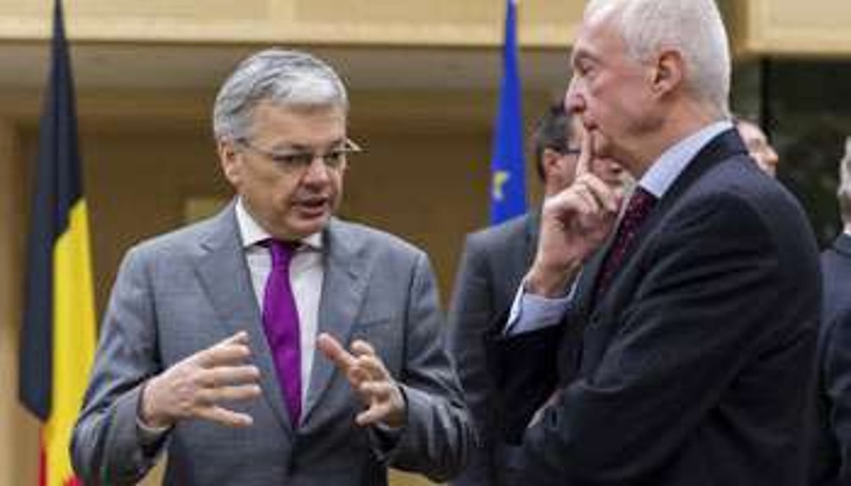 Didier Reynders, chef de la diplomatie belge. © Geert Vanden Wijngaert/AP/SIPA