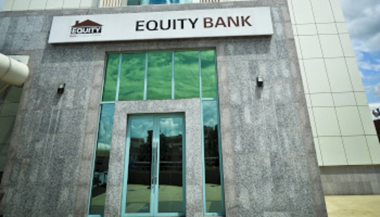 Equity Bank (ici au Rwanda) est présent dans 5 pays africains. © Vincent Fournier-JA