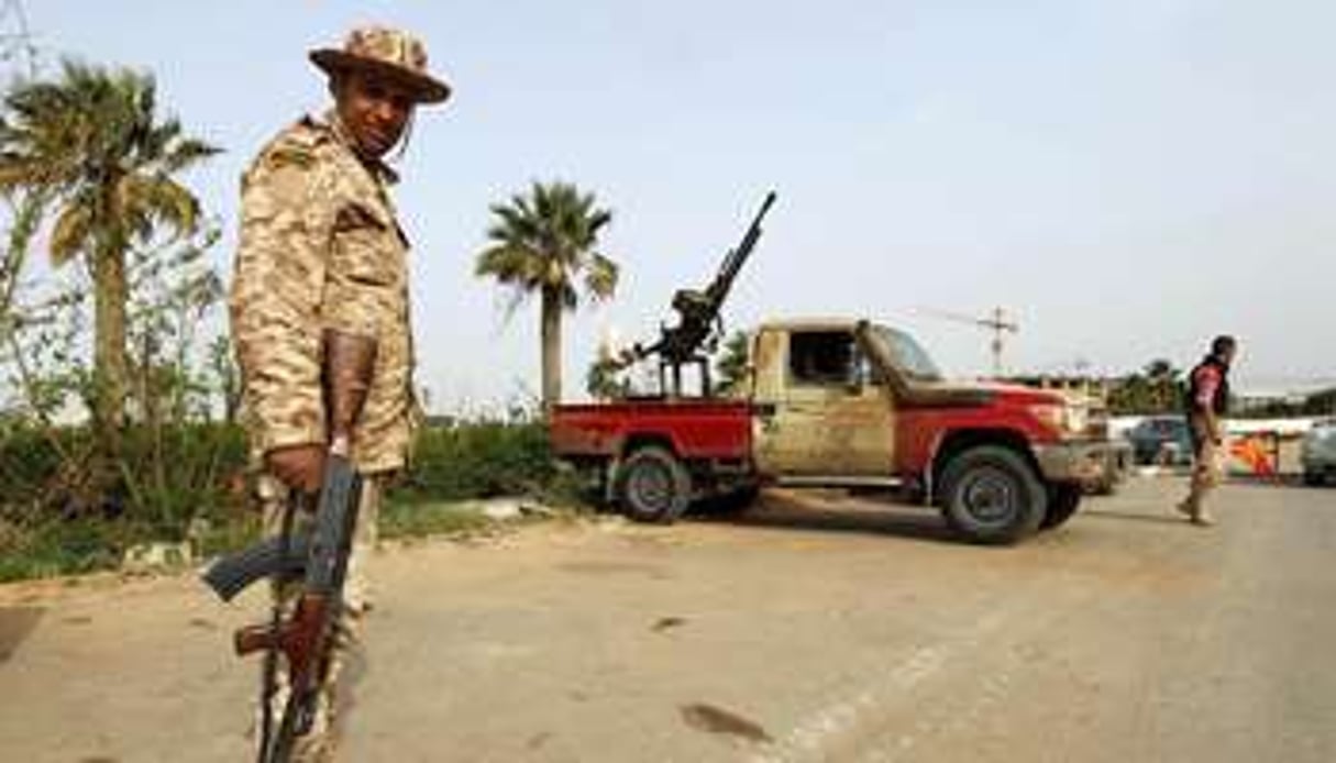 Des soldats libyens à Benghazi. © AFP