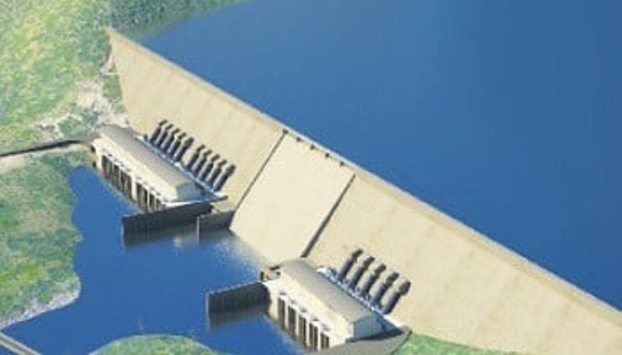 Pour son fonctionnement, le barrage Grande Renaissance nécessite le remplissage d’un réservoir de 74 milliards de mètres cubes d’eau. © DR