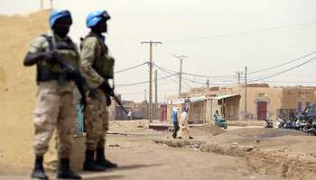 Des Casques bleus au Mali. © Kenzo Tribouillard/AFP