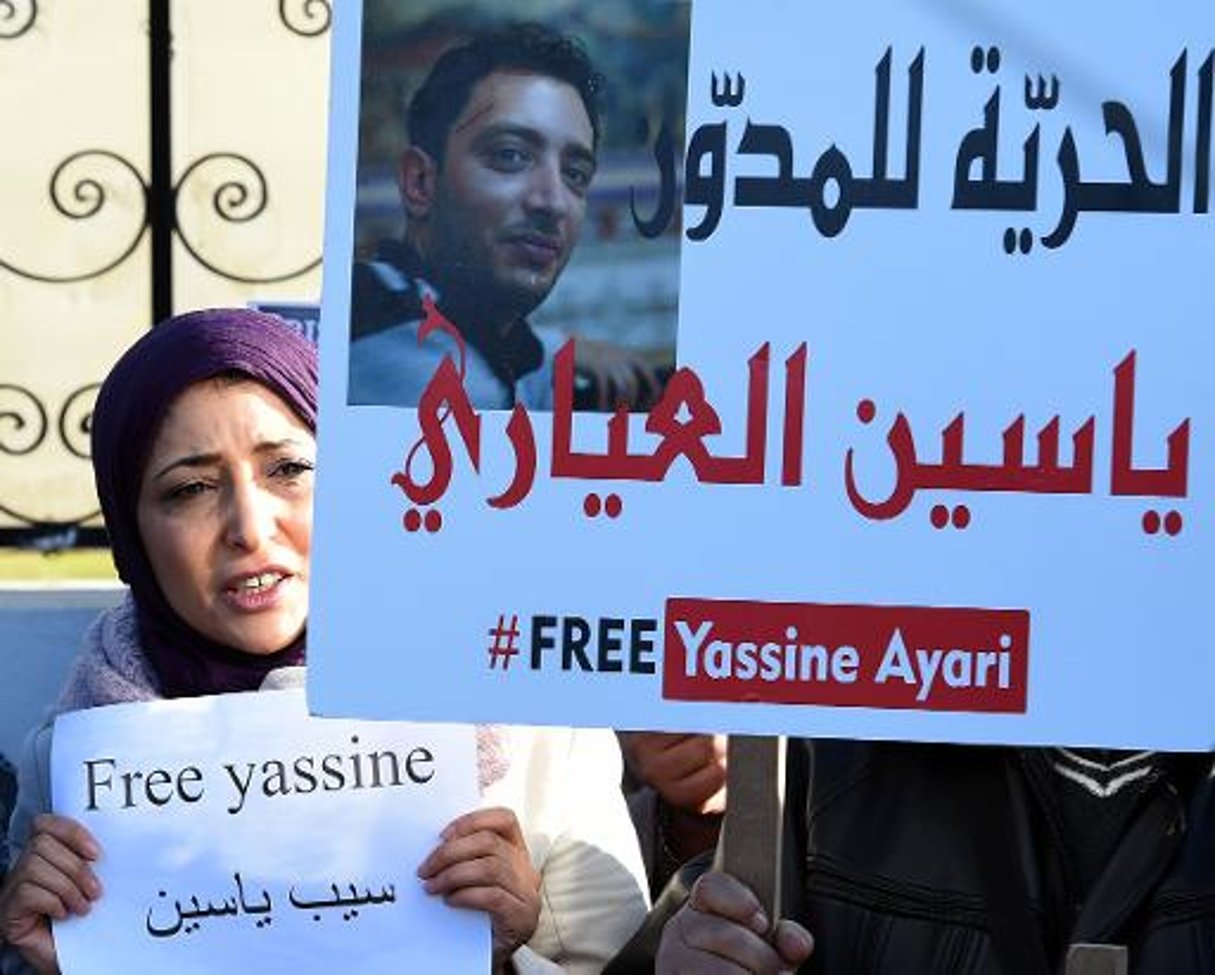 Tunisie: le blogueur Yassine Ayari est sorti de prison © AFP