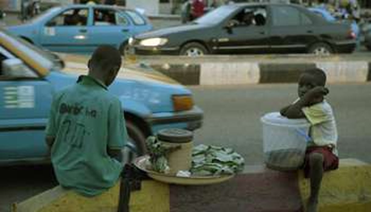 Scène de rue à Akure, dans l’Etat d’Ondo, au Nigeria. © AFP
