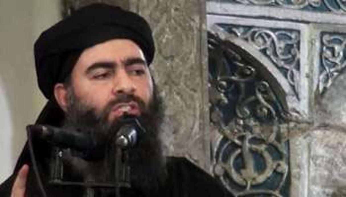 Abou Bakr al-Baghdadi dans une vidéo diffusée le 5 juillet 2014. © AP/SIPA