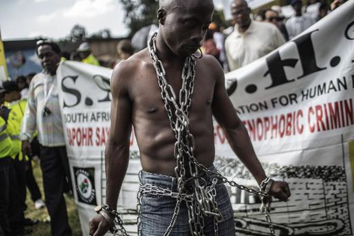 En Afrique du Sud, les attaques xénophobes ont augmenté ces dernières semaines. © AFP